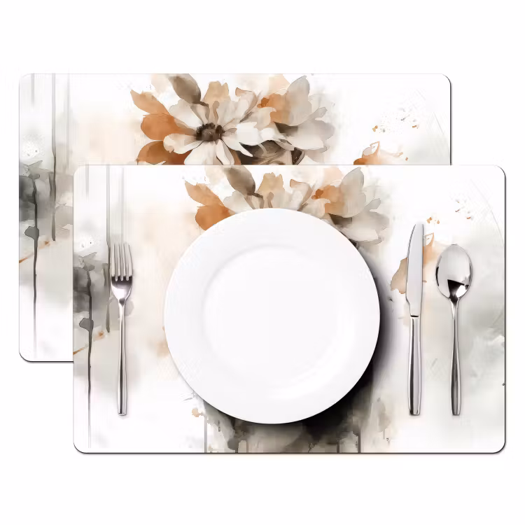 Bloesem - Portret - Gezicht Placemat vinyl groot -zzsfeer2_Kitchenyeah-website