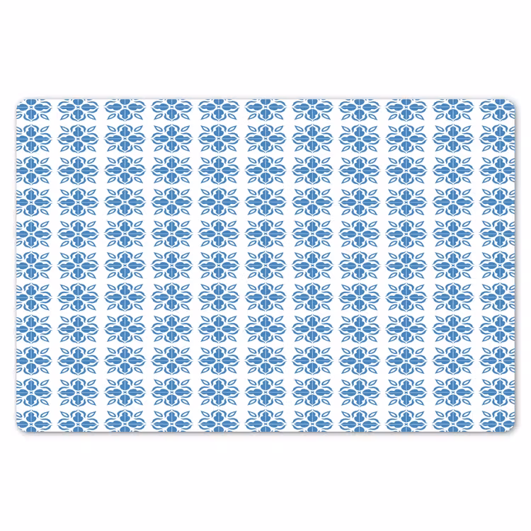 Zee - Sfeer - Blauw - Wit Placemat vinyl groot 368 -zzsfeer1_Kitchenyeah-website