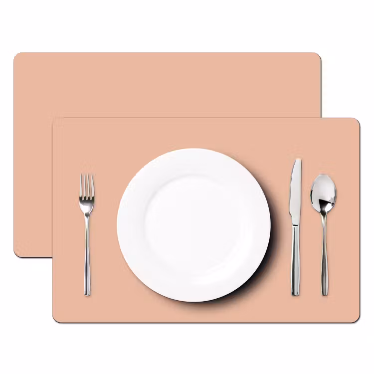 Blush - Terracotta - Nude Placemat vinyl groot 368 -zzsfeer2_Kitchenyeah-website