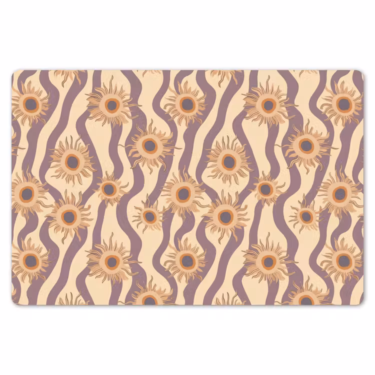 Bohemian - Vibe - Lavendelpaars Placemat vinyl groot 368 -zzsfeer1_Kitchenyeah-website