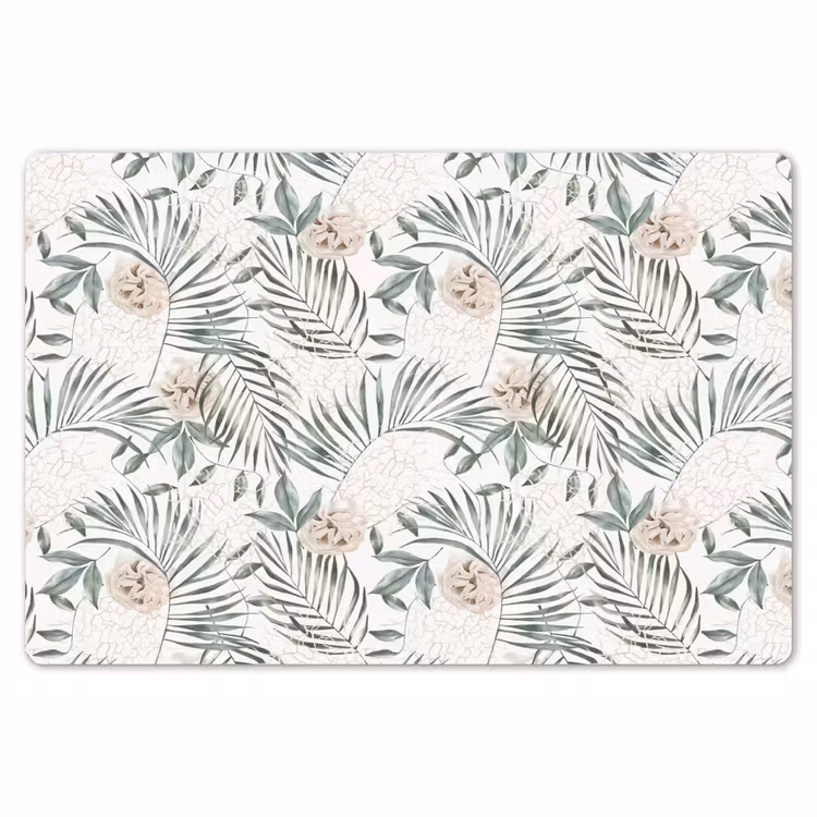 Boho - Jungle - Bloemen - Bladeren Placemat vinyl groot -zzsfeer1_Kitchenyeah-website