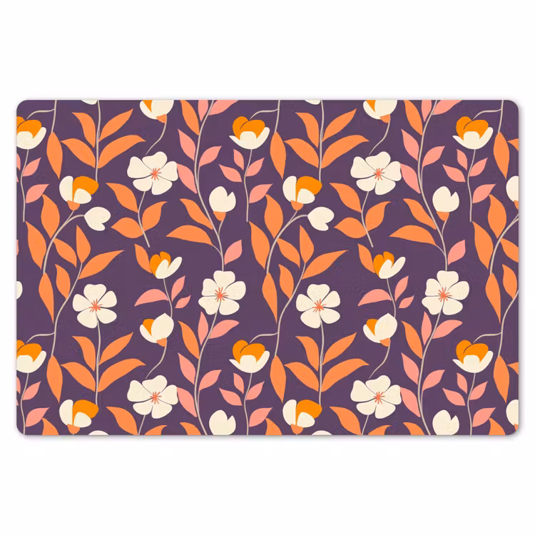 Boho - Vintage - Paars Placemat vinyl groot 368 -zzsfeer1_Kitchenyeah-website