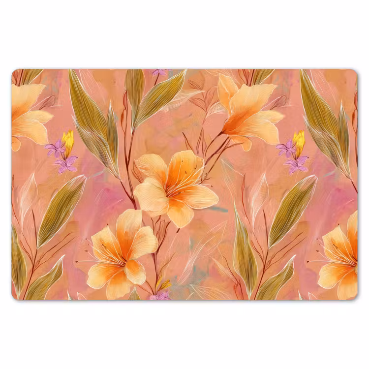 Botanisch - Bloemen - Kleurrijk Placemat vinyl groot 368 -zzsfeer1_Kitchenyeah-website