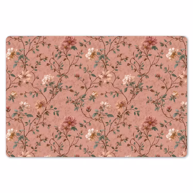 Botanisch - Bloemen - Roze Placemat vinyl groot 368 -zzsfeer1_Kitchenyeah-website