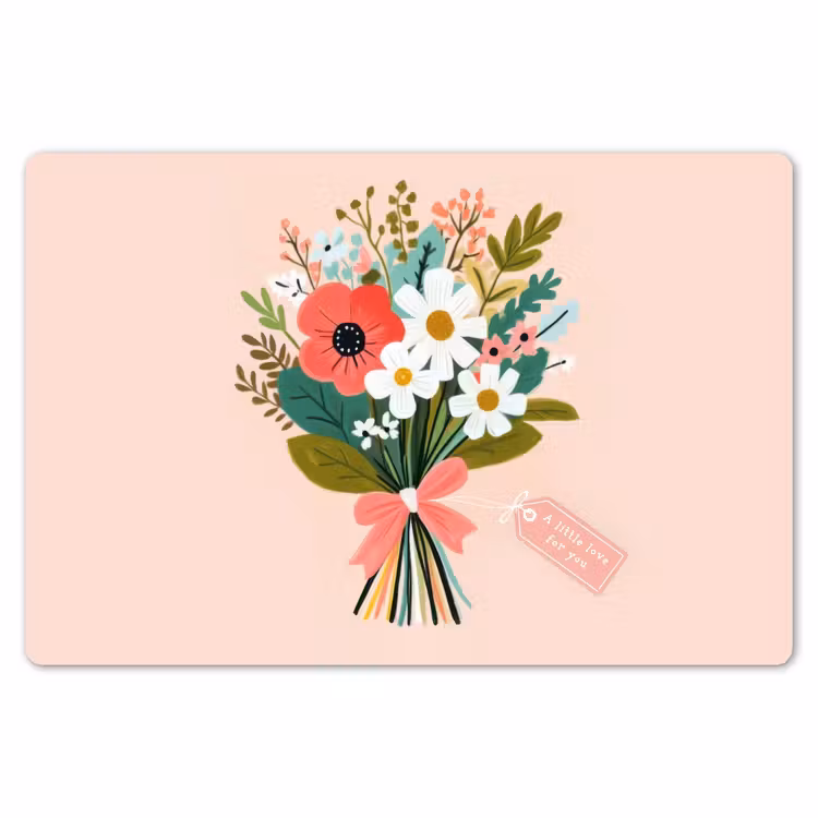 Boeket - Strikje - Kaartje - Quote Placemat vinyl groot -zzsfeer1_Kitchenyeah-website