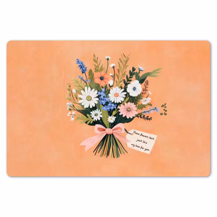 Boeket - Strikje - Quote Placemat vinyl groot -zzsfeer1_Kitchenyeah-website