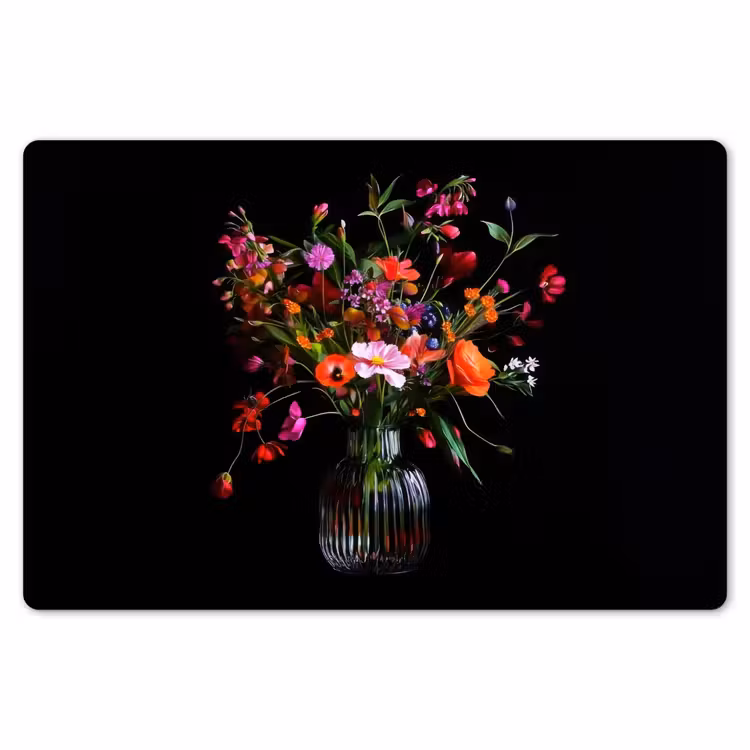Boeket - Veldbloemen - Vaas Placemat vinyl groot -zzsfeer1_Kitchenyeah-website