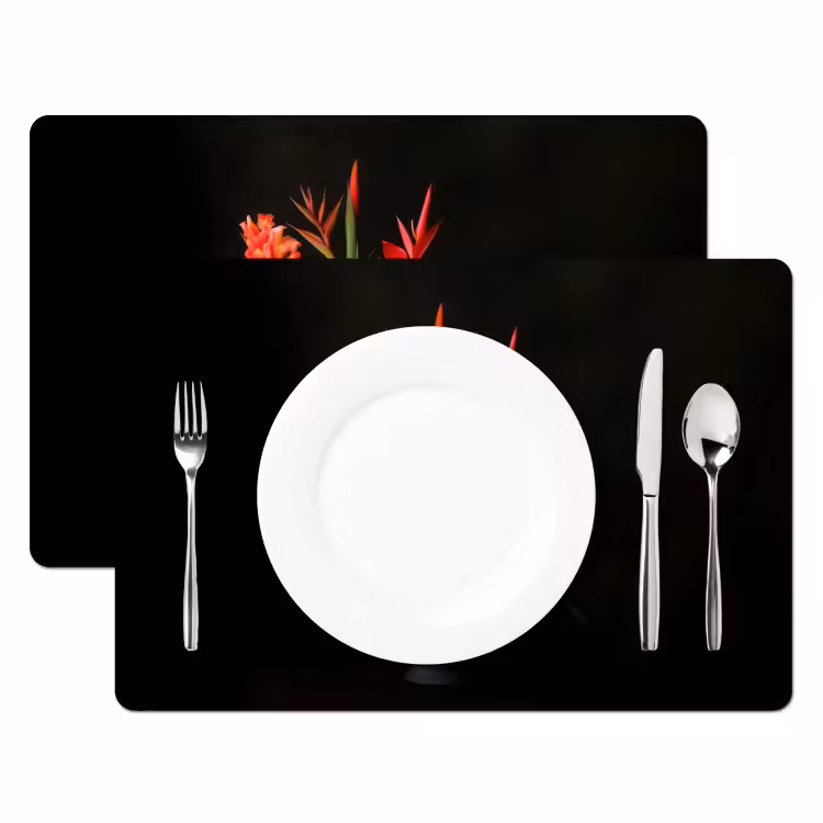 Boeket - Bloemen - Exotisch Placemat vinyl groot -zzsfeer2_Kitchenyeah-website
