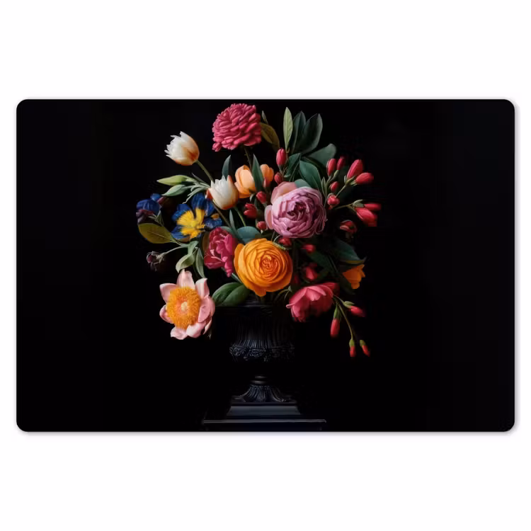 Boeket - Romantisch - Kleurrijk Placemat vinyl groot -zzsfeer1_Kitchenyeah-website