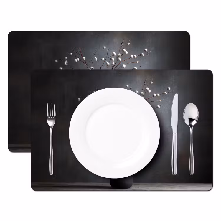 Takken - Vaas - Bolletjes - Wit Placemat vinyl groot -zzsfeer2_Kitchenyeah-website