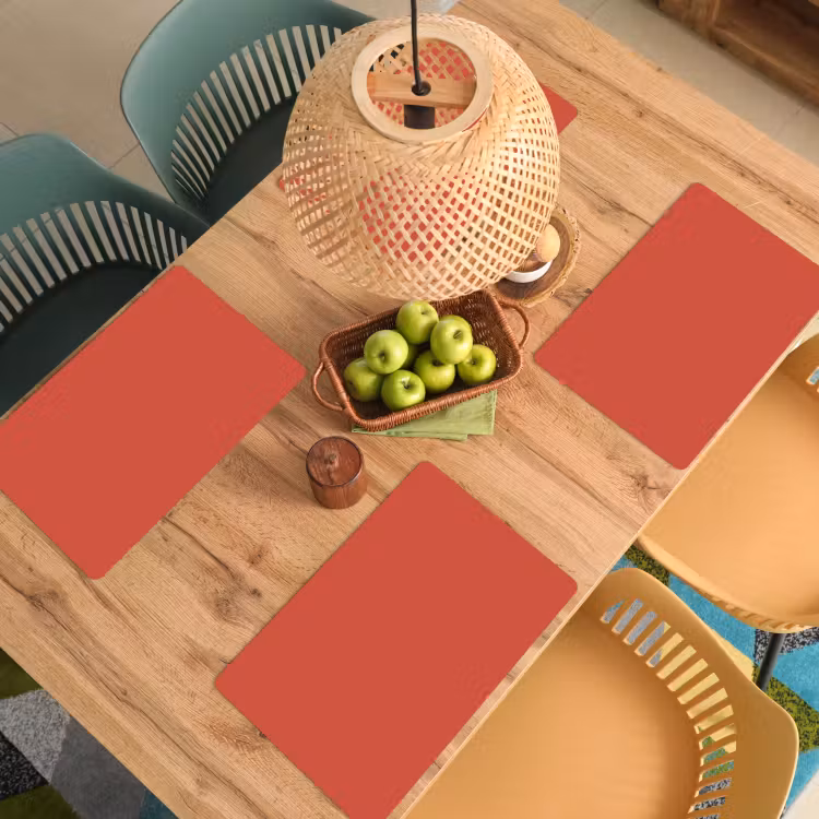 Brick - Red - Rood Placemat vinyl groot 368 -zzsfeer5_Kitchenyeah-website