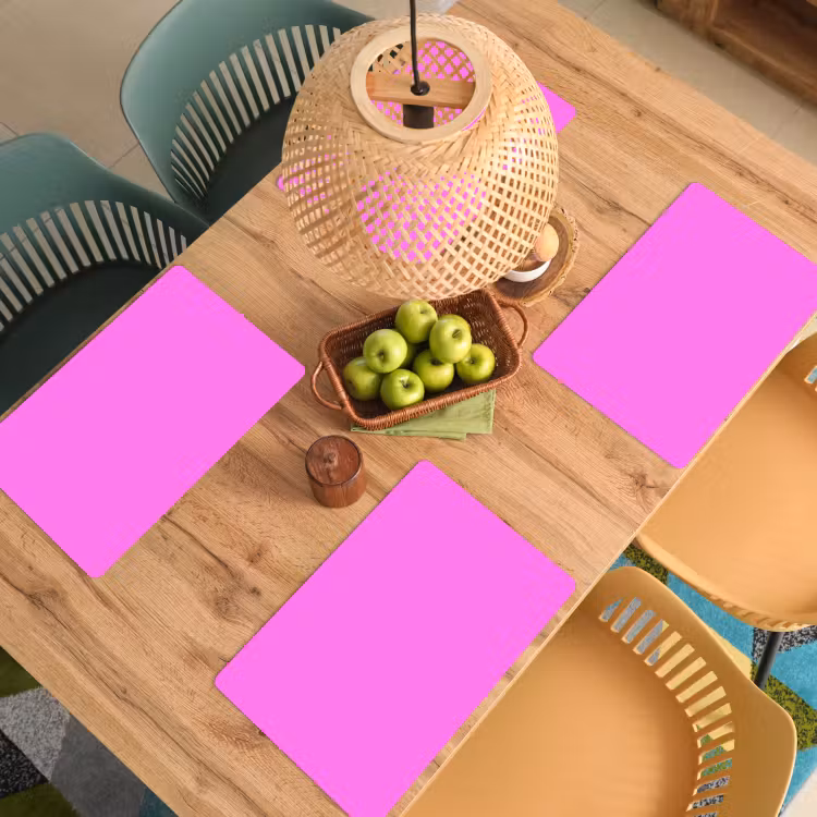 Bright - Orchid - Roze Placemat vinyl groot 368 -zzsfeer5_Kitchenyeah-website