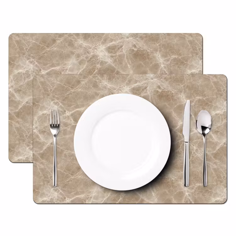 Bruin - Kristaladers - Marmer Placemat vinyl groot 368 -zzsfeer2_Kitchenyeah-website
