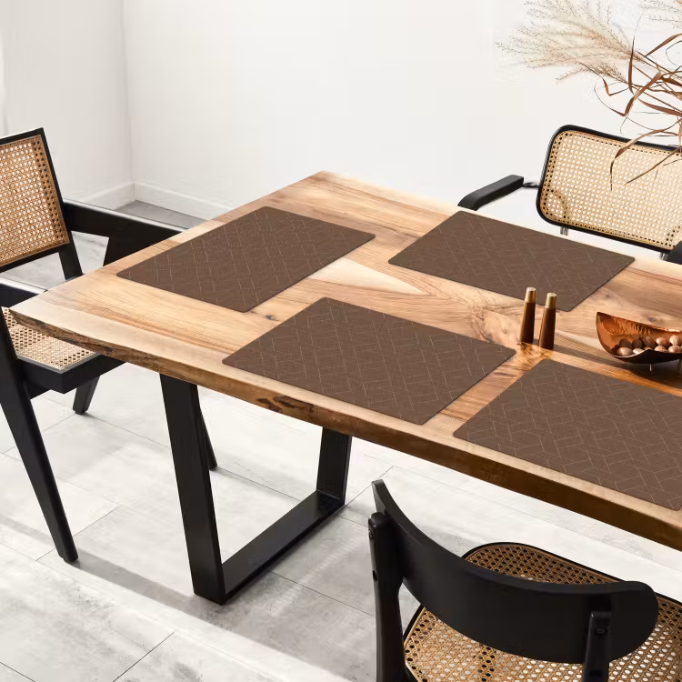 Bruin - Roze - Patroon Placemat vinyl groot 368 -zzsfeer4_Kitchenyeah-website