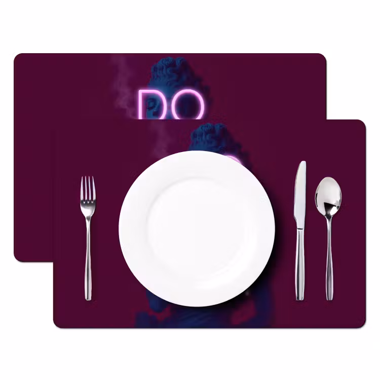 Buste - Neon - LED - Letters Placemat vinyl groot -zzsfeer2_Kitchenyeah-website