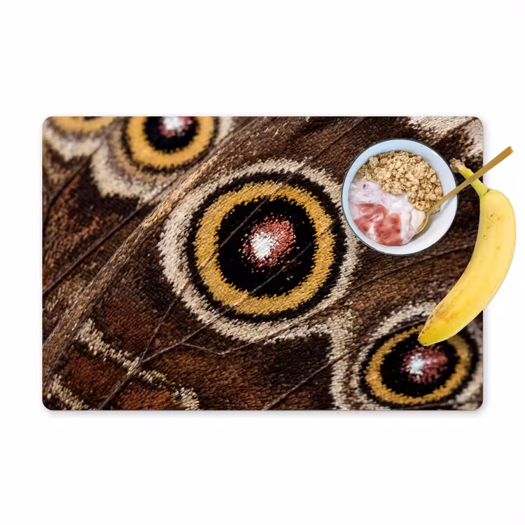 Vlinder - Vleugel - Abstract Placemat vinyl groot -zzzproduct_Kitchenyeah-website