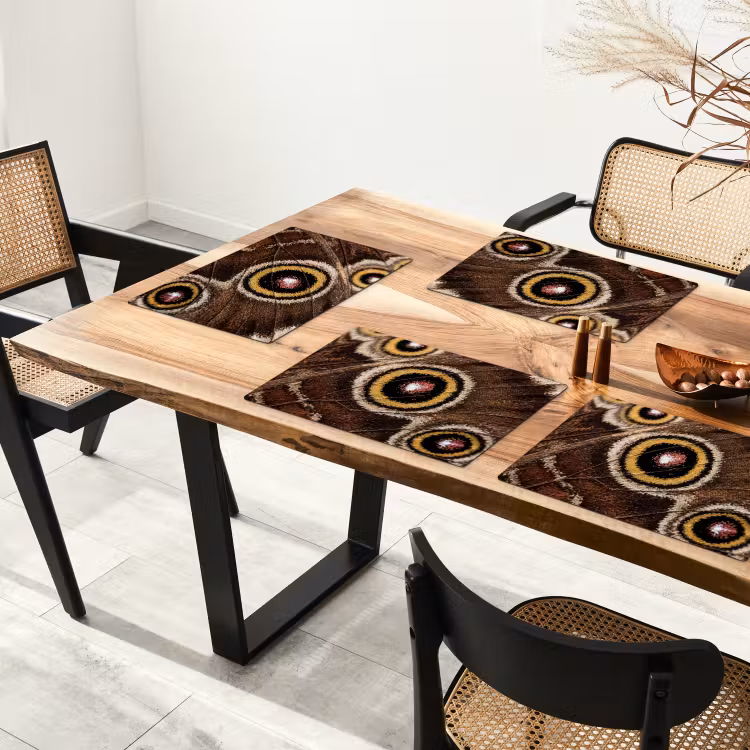 Vlinder - Vleugel - Abstract Placemat vinyl groot -zzsfeer4_Kitchenyeah-website