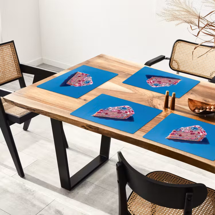 Taart - Edelstenen - Glitters - Roze Placemat vinyl groot -zzsfeer4_Kitchenyeah-website