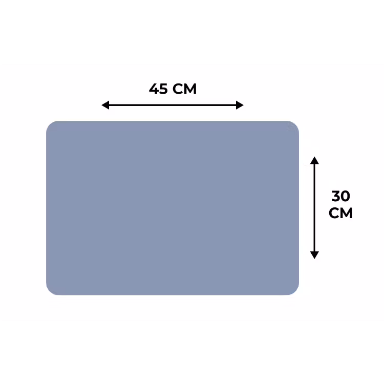 Canary - Champ - Blauw Placemat vinyl groot 368 -specs