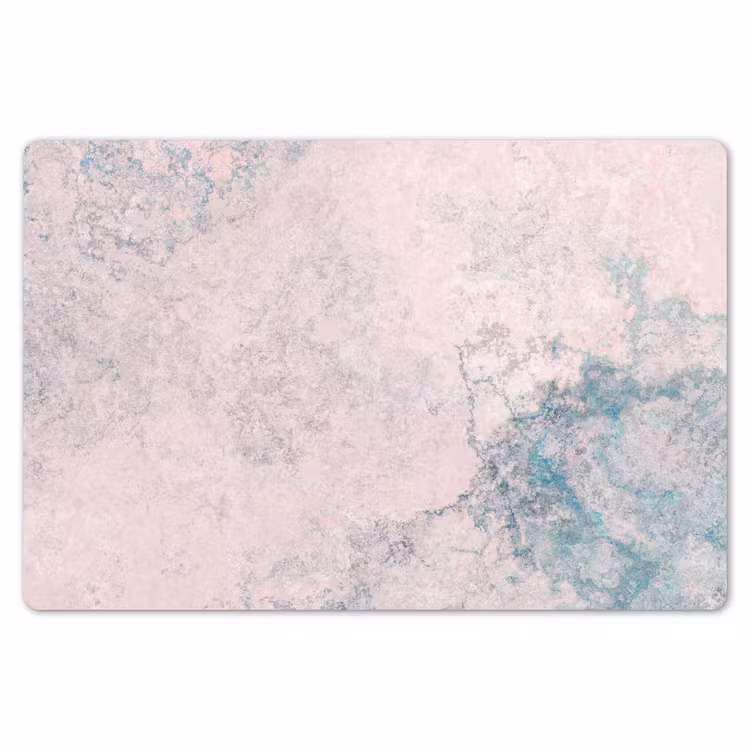 Cement - Beton - Retro - Industrieel - Wit - Blauw Placemat vinyl groot -zzsfeer1_Kitchenyeah-website