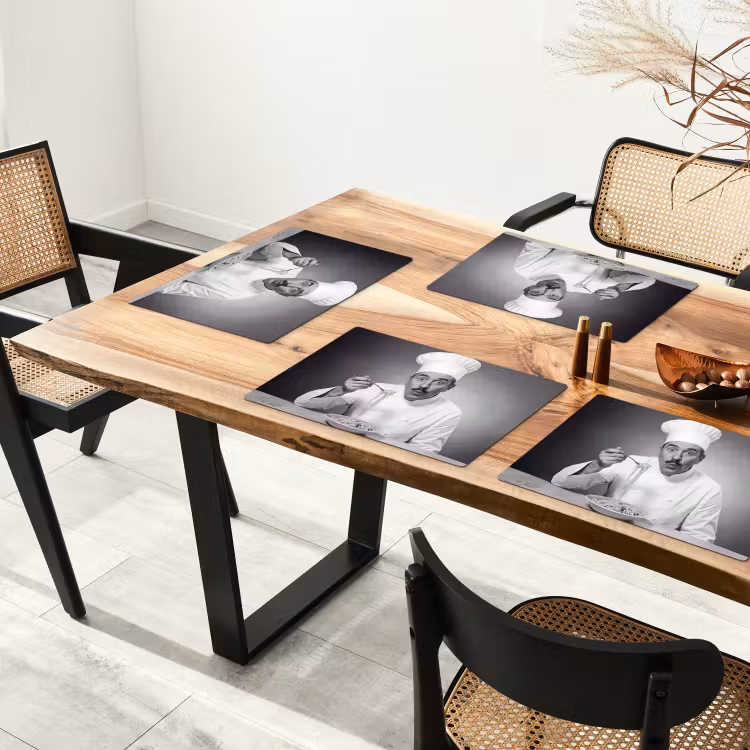 Chef - Spaghetti - Pasta Placemat vinyl groot -zzsfeer4_Kitchenyeah-website