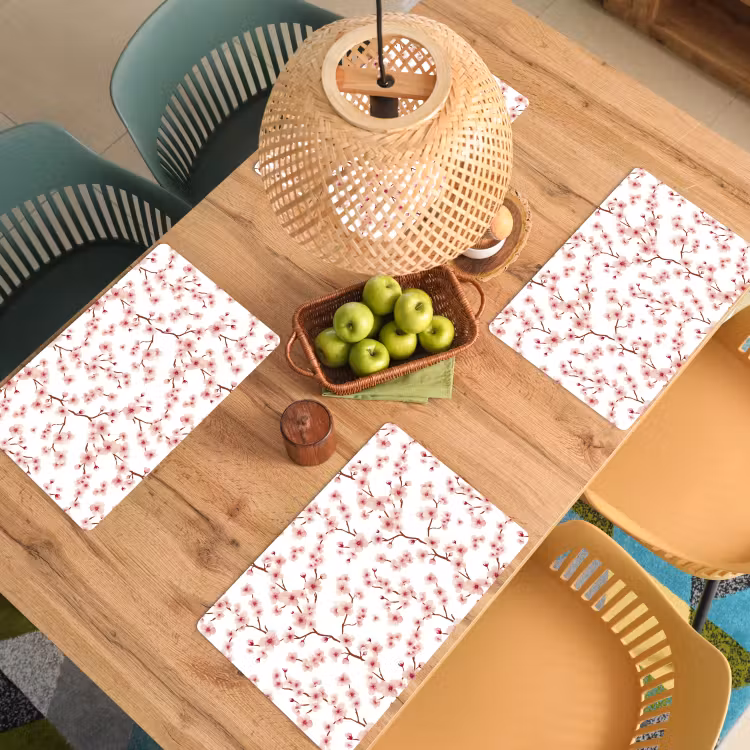 Kersenbloesem - Takken - Roze Placemat vinyl groot 368 -zzsfeer5_Kitchenyeah-website