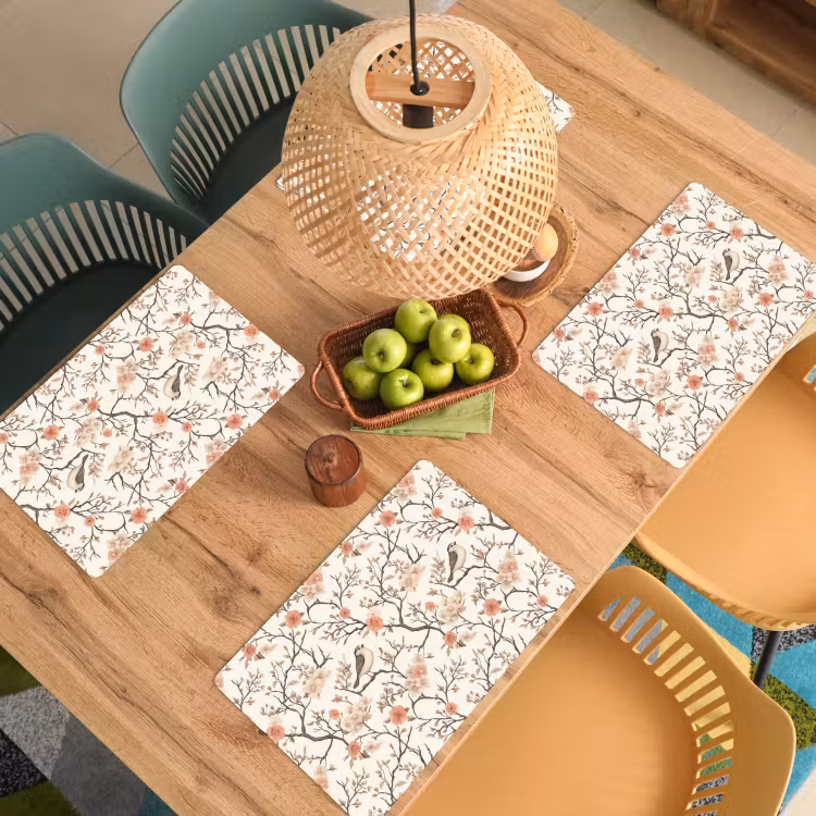 Kersenbloesem - Mus - Roze Placemat vinyl groot 368 -zzsfeer5_Kitchenyeah-website