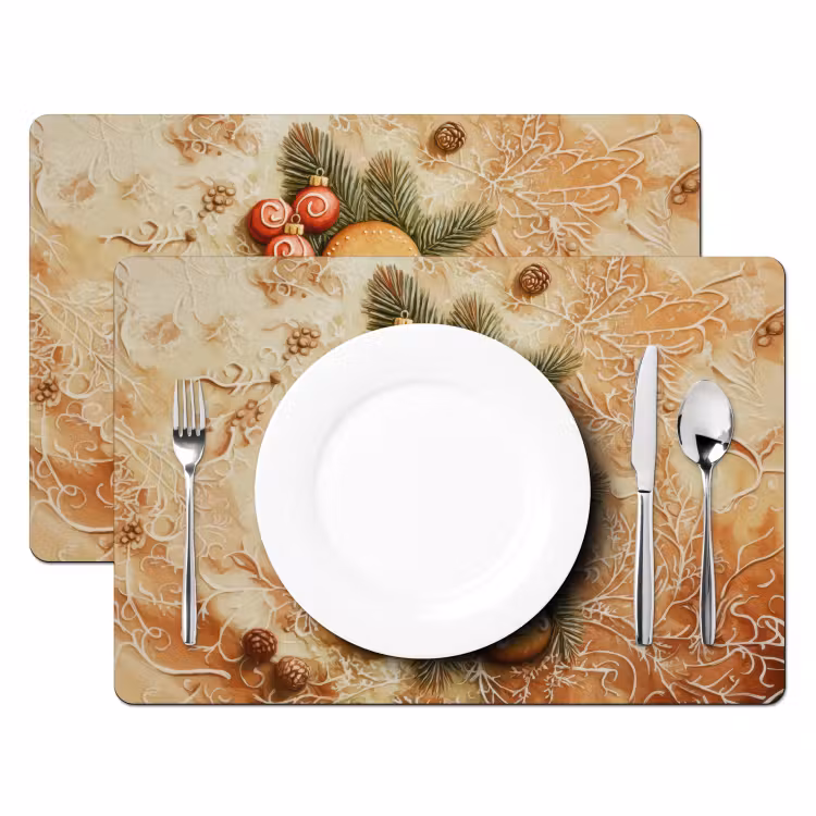 Kerstmis - Koekje - Poppetje - Speculaas Placemat vinyl groot -zzsfeer2_Kitchenyeah-website