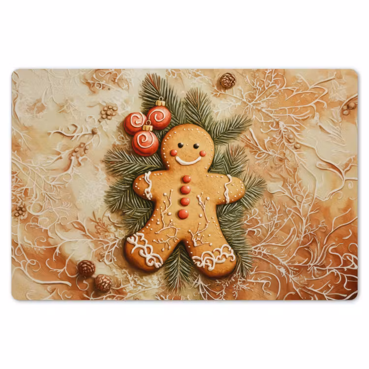 Kerstmis - Koekje - Poppetje - Speculaas Placemat vinyl groot -zzsfeer1_Kitchenyeah-website