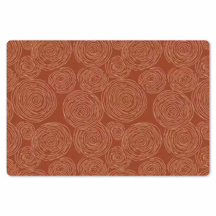 Cirkels - Abstract - Artistiek - Terracotta Placemat vinyl groot 368 -zzsfeer1_Kitchenyeah-website