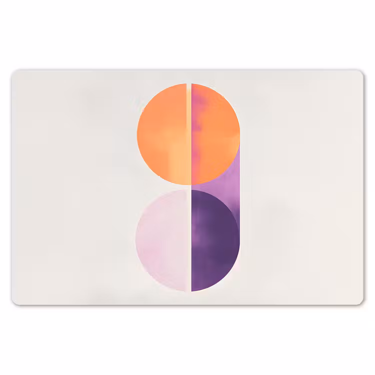 Cirkels - Abstract - Paars Placemat vinyl groot -zzsfeer1_Kitchenyeah-website