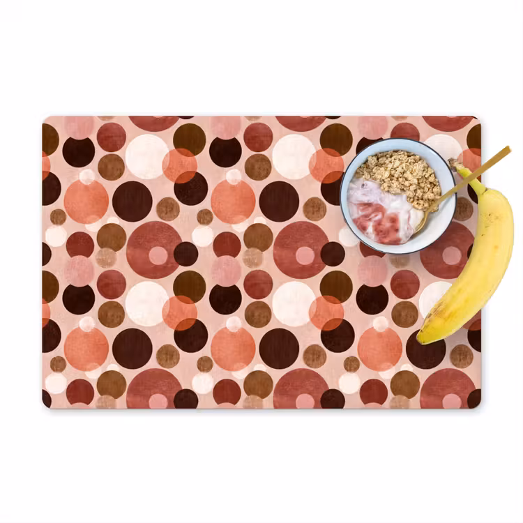 Cirkels - Modern - Kleurrijk Placemat vinyl groot 368 -zzzproduct_Kitchenyeah-website