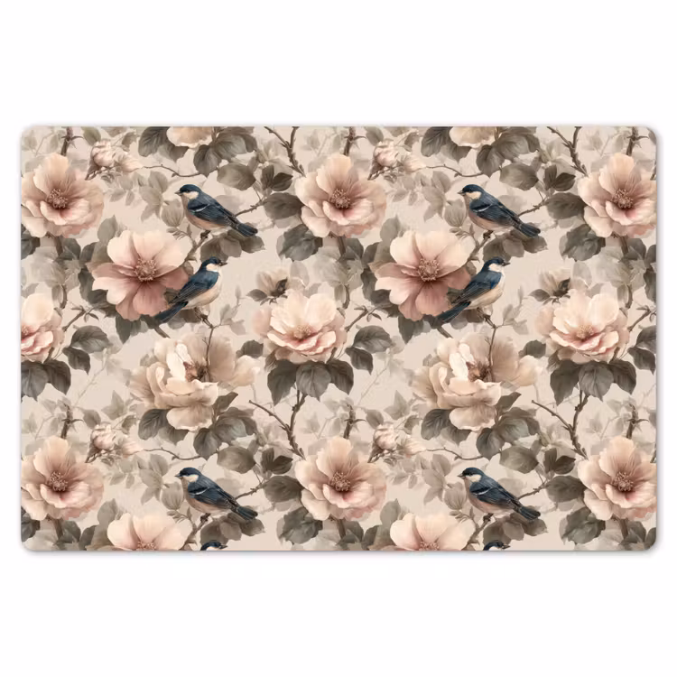 Klassiek - Vogels - Kleurrijk Placemat vinyl groot 368 -zzsfeer1_Kitchenyeah-website