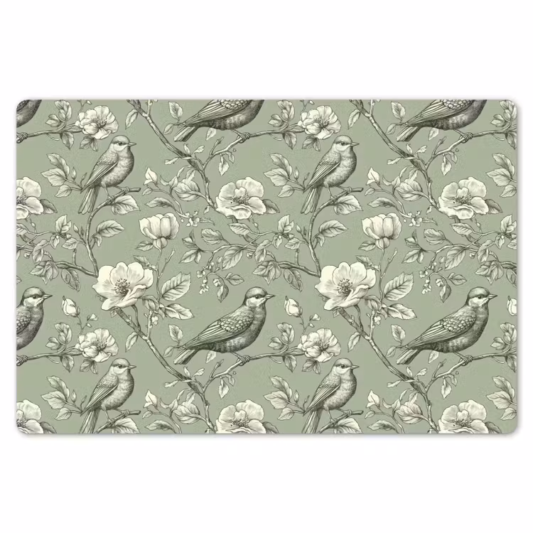 Klassiek - Botanisch - Groen Placemat vinyl groot 368 -zzsfeer1_Kitchenyeah-website