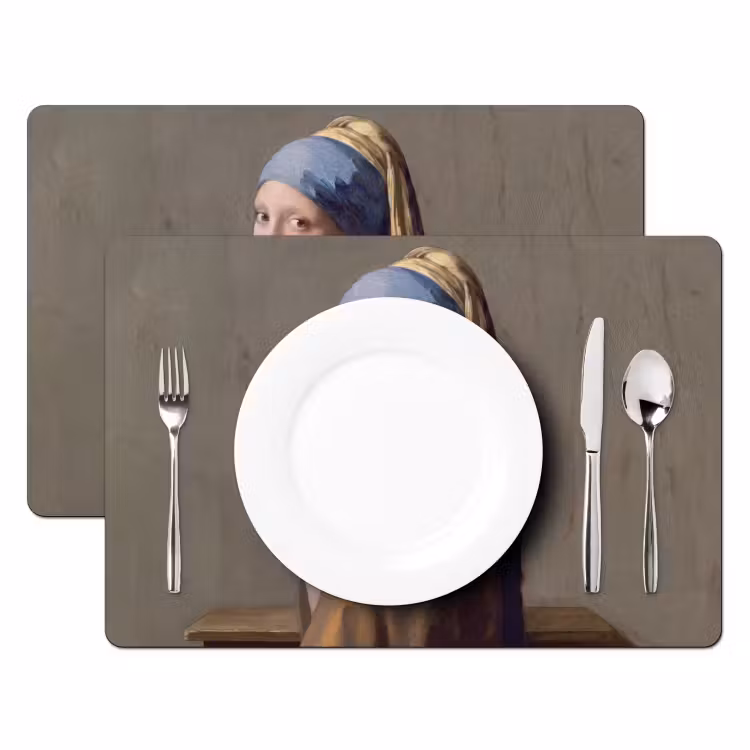 Klassiek - Humor - Kleurrijk Placemat vinyl groot -zzsfeer2_Kitchenyeah-website