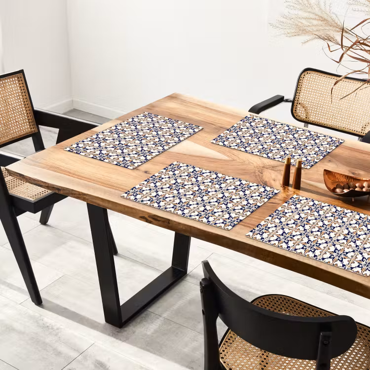 Klassiek - Patroon - Kleurrijk Placemat vinyl groot 368 -zzsfeer4_Kitchenyeah-website
