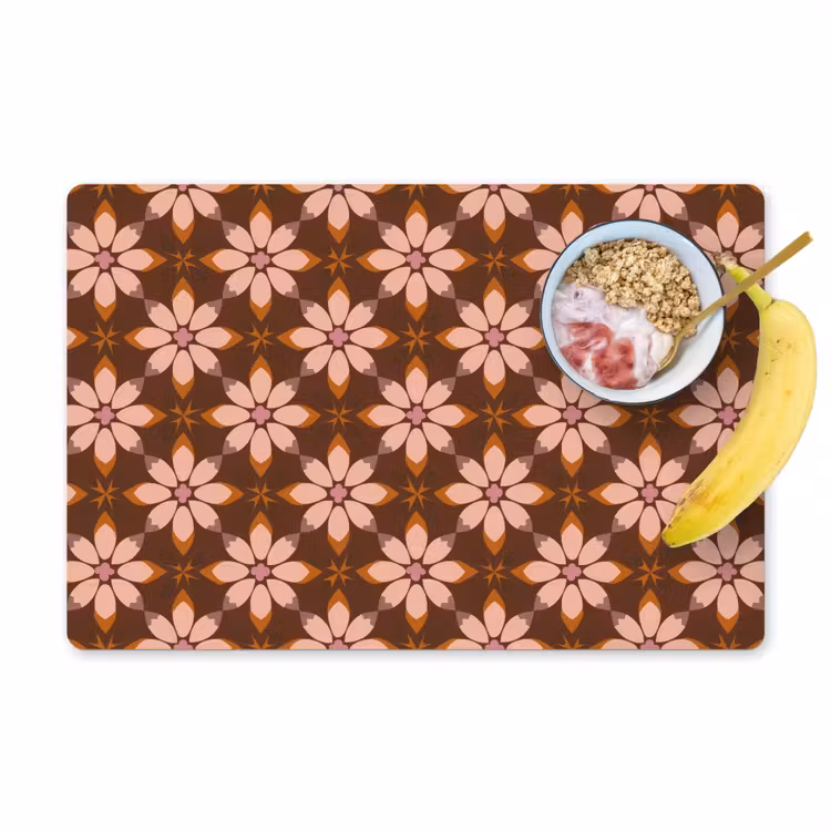 Klassiek - Retro - Bruin Placemat vinyl groot 368 -zzzproduct_Kitchenyeah-website