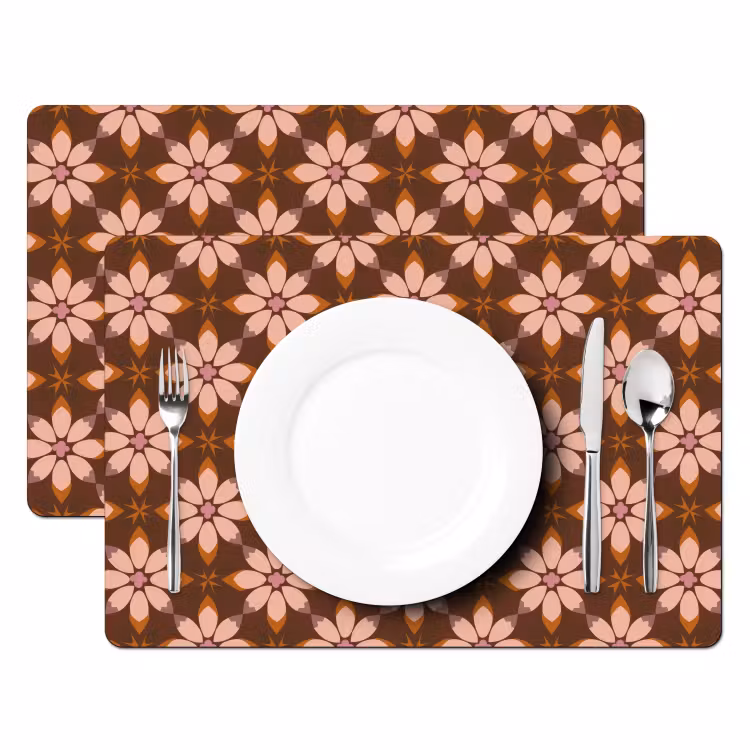 Klassiek - Retro - Bruin Placemat vinyl groot 368 -zzsfeer2_Kitchenyeah-website