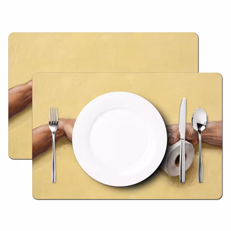 Klassiek - Kunst - Humor Placemat vinyl groot -zzsfeer2_Kitchenyeah-website