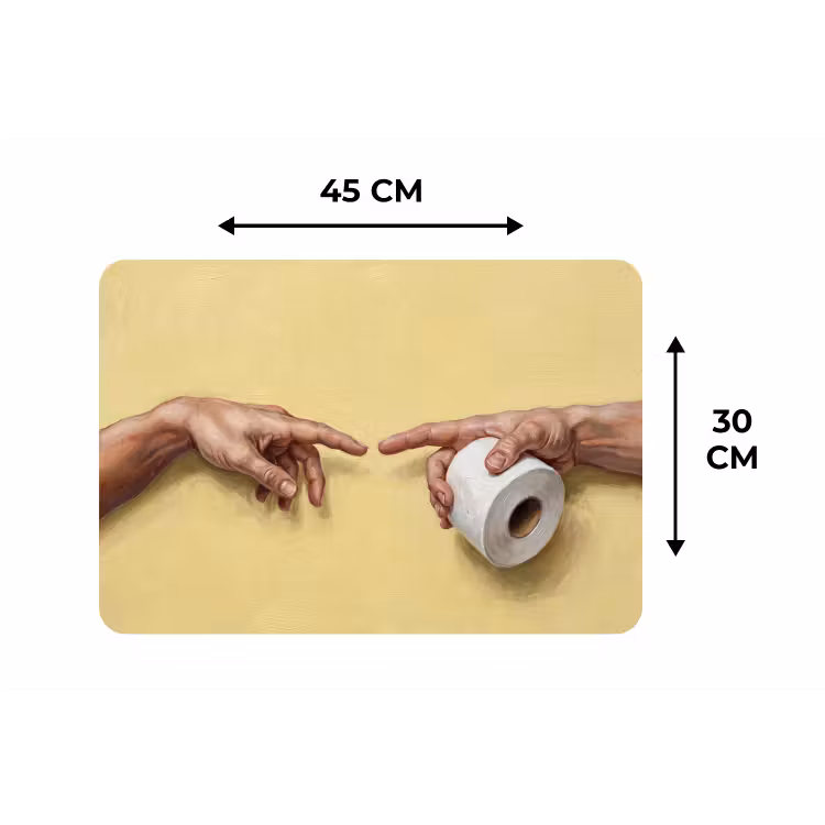 Klassiek - Kunst - Humor Placemat vinyl groot -specs