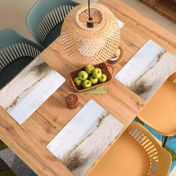 Wolken - Duinlandschap - Zand Placemat vinyl groot -zzsfeer5_Kitchenyeah-website