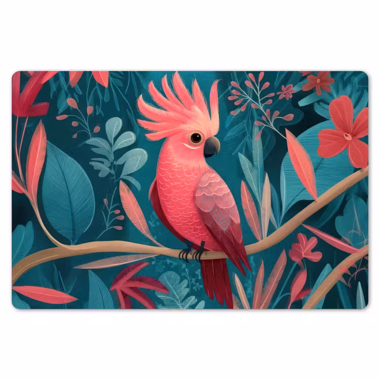 Kaketoe - Tropische bladeren - Tak Placemat vinyl groot -zzsfeer1_Kitchenyeah-website