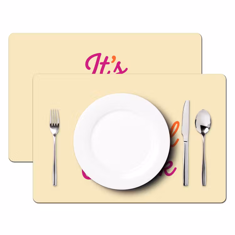 Cocktail O'Clock - Geel - Retro Placemat vinyl groot -zzsfeer2_Kitchenyeah-website