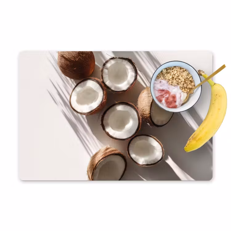 Kokosnoten - Bruin - Shaduw Placemat vinyl groot -zzzproduct_Kitchenyeah-website