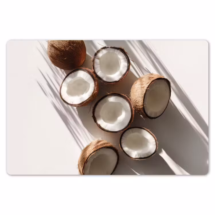 Kokosnoten - Bruin - Shaduw Placemat vinyl groot -zzsfeer1_Kitchenyeah-website