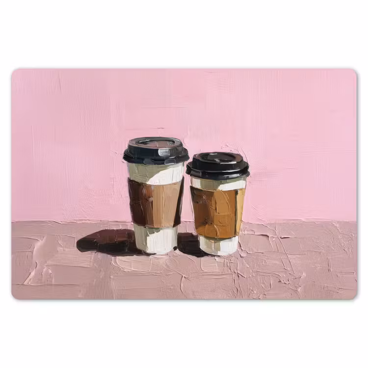 Koffiebekers - Deksel - Verf - Textuur Placemat vinyl groot -zzsfeer1_Kitchenyeah-website