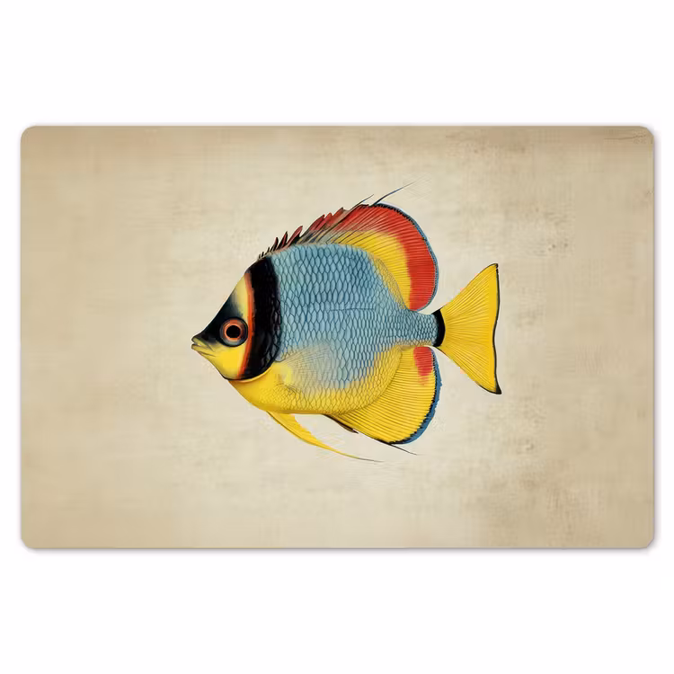 Kleurrijk - Vis - Schubben - Illustratie Placemat vinyl groot -zzsfeer1_Kitchenyeah-website