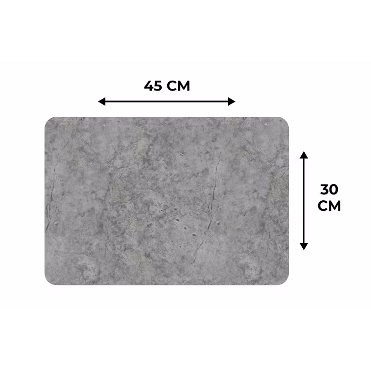 Beton - Antiek - Patronen Placemat vinyl groot 368 -specs