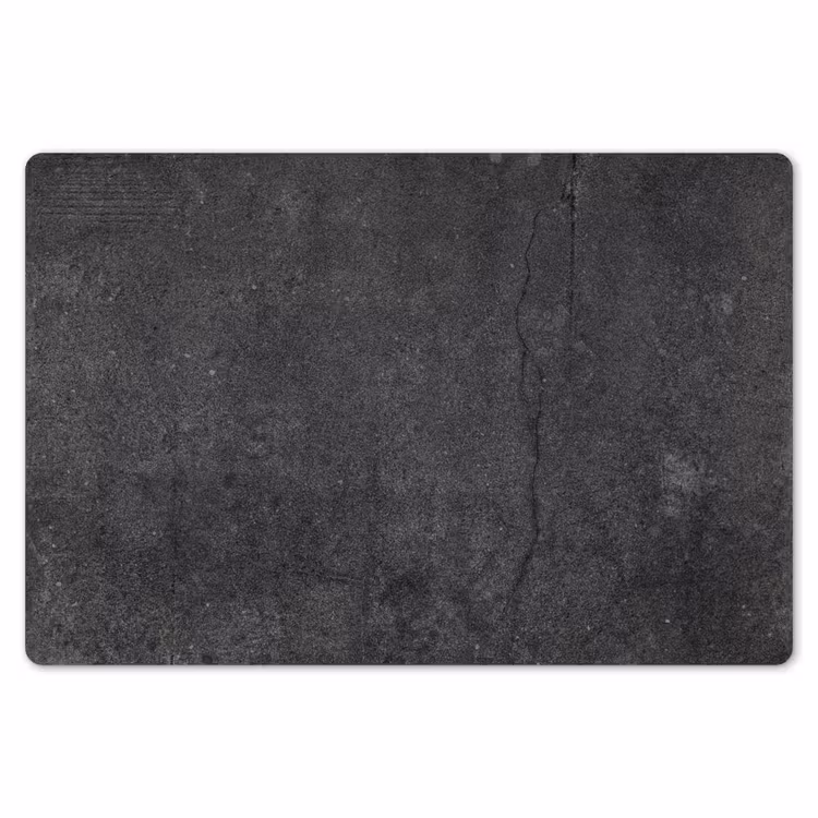 Beton - Zwart - Grijs - Rustiek - Industrieel Placemat vinyl groot -zzsfeer1_Kitchenyeah-website