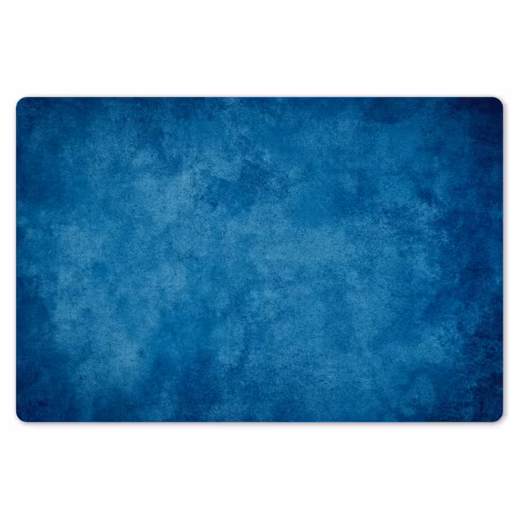Beton - Blauw - Vintage - Structuur - Industrieel Placemat vinyl groot -zzsfeer1_Kitchenyeah-website
